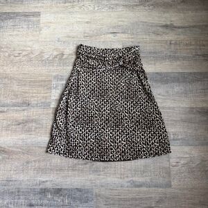 Cheetah Print Flare Skirt Size Medium